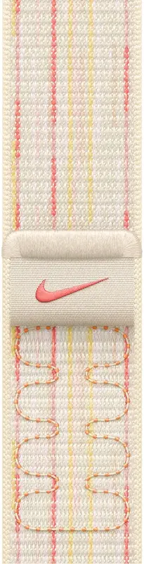 Ремешок для часов Apple Watch 44/45/46/49mm Starlight/Pink Nike Sport Loop - фото - №0