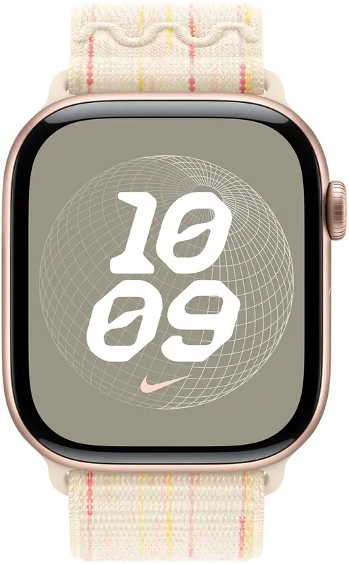 Ремешок для часов Apple Watch 44/45/46/49mm Starlight/Pink Nike Sport Loop - фото - №2