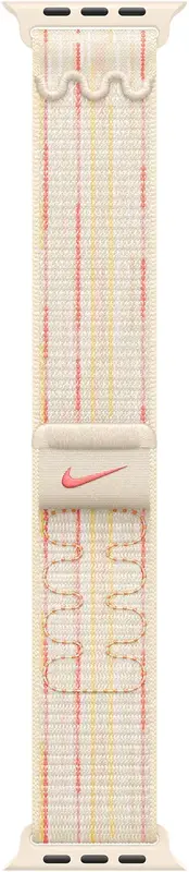 Ремешок для часов Apple Watch 44/45/46/49mm Starlight/Pink Nike Sport Loop - фото - №1