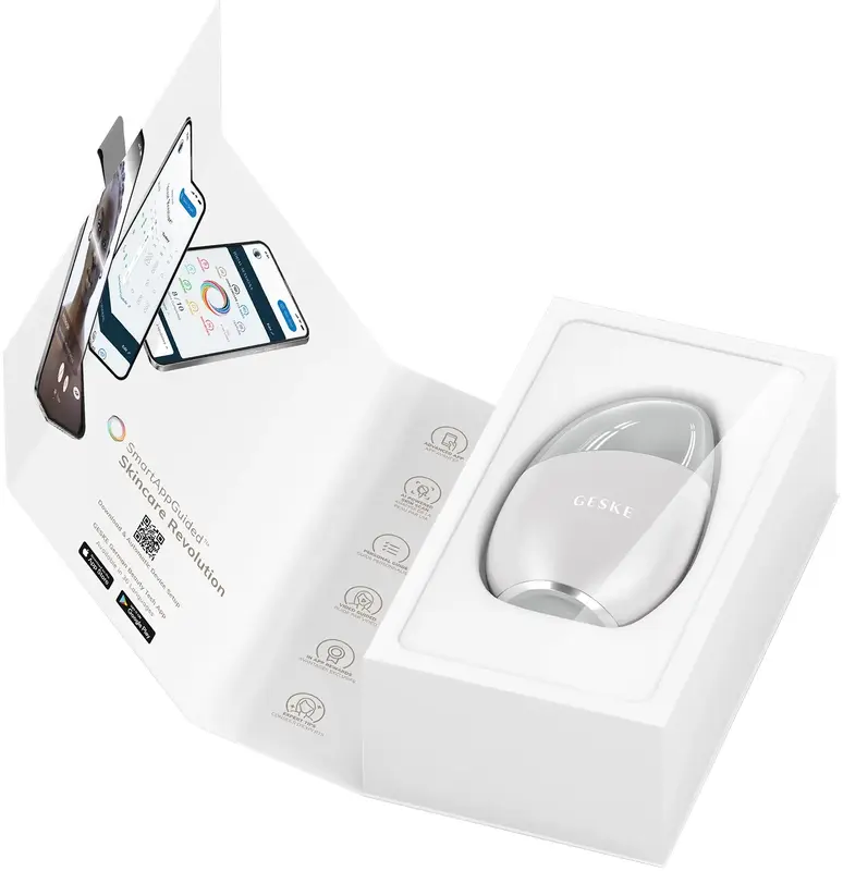 Массажер для глаз и лица Geske Cool & Warm Eye and Face Massager 7 в 1 Белый фото