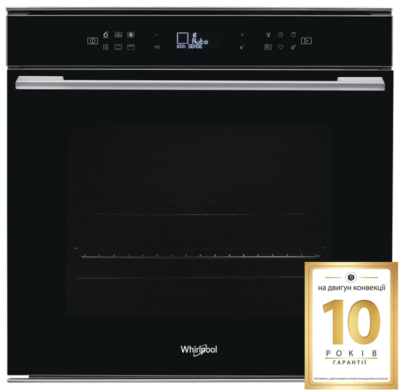 Духова шафа електрична Whirlpool W7OM44S1PBL фото