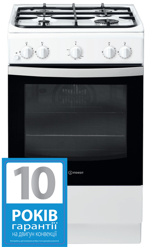 Плита газова Indesit IS5G0KMW/E - фото - №0