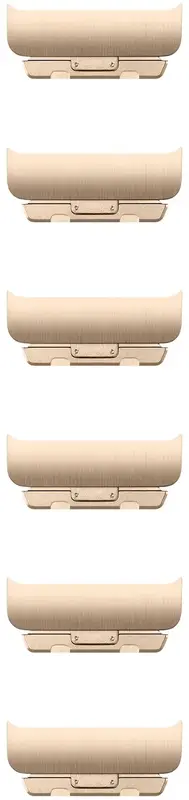 Набір ланок для ремінця годинника Apple Watch 44/45/46/49mm Gold Link Bracelet Kit - фото - №0