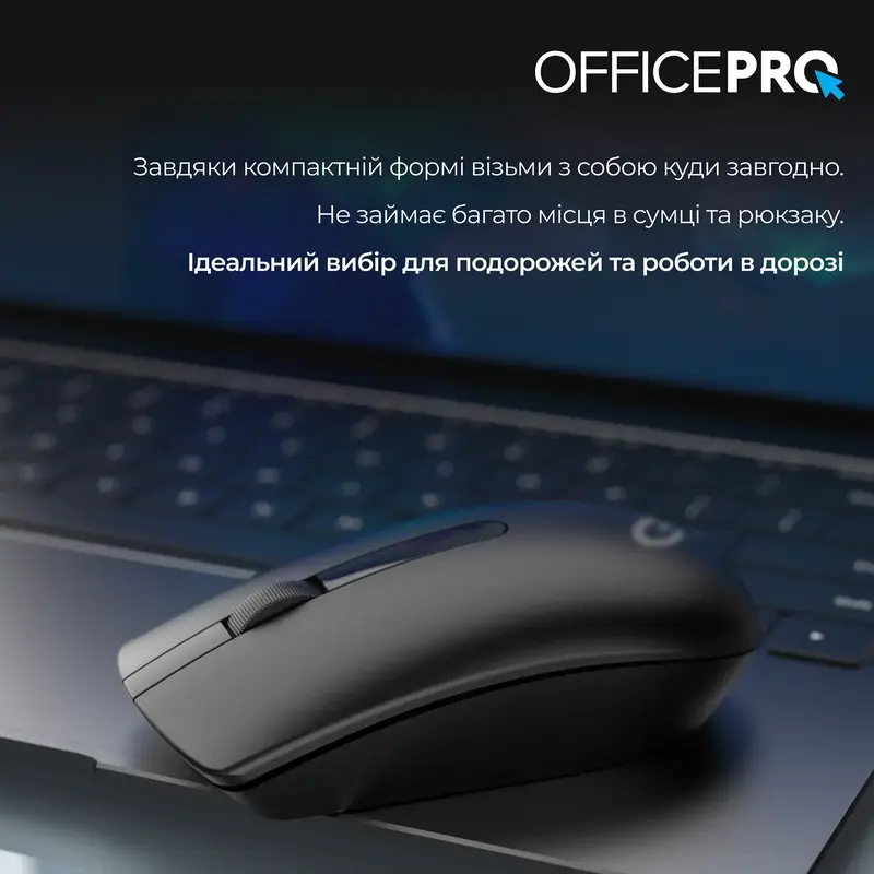 Комп'ютерна миша OfficePro M175B Silent Click Wireless (Black) - фото - №9