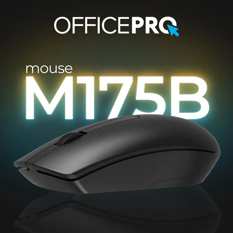 Комп'ютерна миша OfficePro M175B Silent Click Wireless (Black) - фото - №2