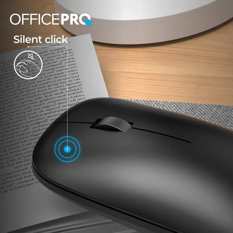 Комп'ютерна миша OfficePro M225B Silent Click Wireless (Black) - фото - №7