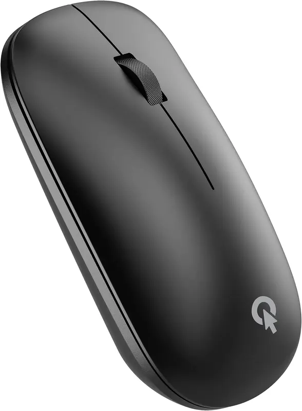 Комп'ютерна миша OfficePro M225B Silent Click Wireless (Black) - фото - №1