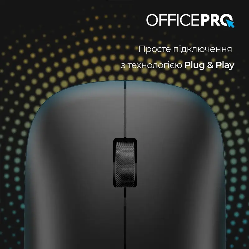 Комп'ютерна миша OfficePro M225B Silent Click Wireless (Black) - фото - №5