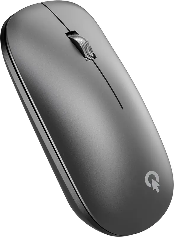 Комп'ютерна миша OfficePro M225G Silent Click Wireless (Gray) - фото - №1