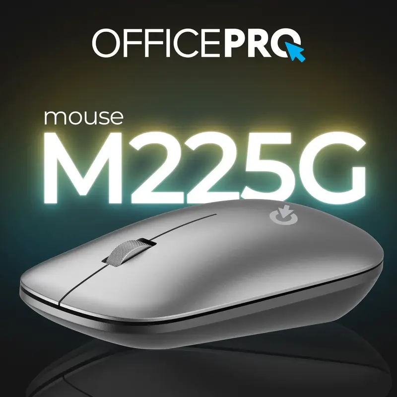 Комп'ютерна миша OfficePro M225G Silent Click Wireless (Gray) - фото - №2