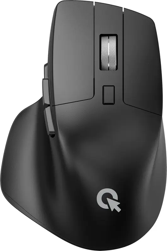 Комп'ютерна миша OfficePro M395B Silent Click Ergonomic Wireless (Black) - фото - №0