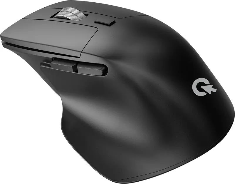 Комп'ютерна миша OfficePro M395B Silent Click Ergonomic Wireless (Black) - фото - №1