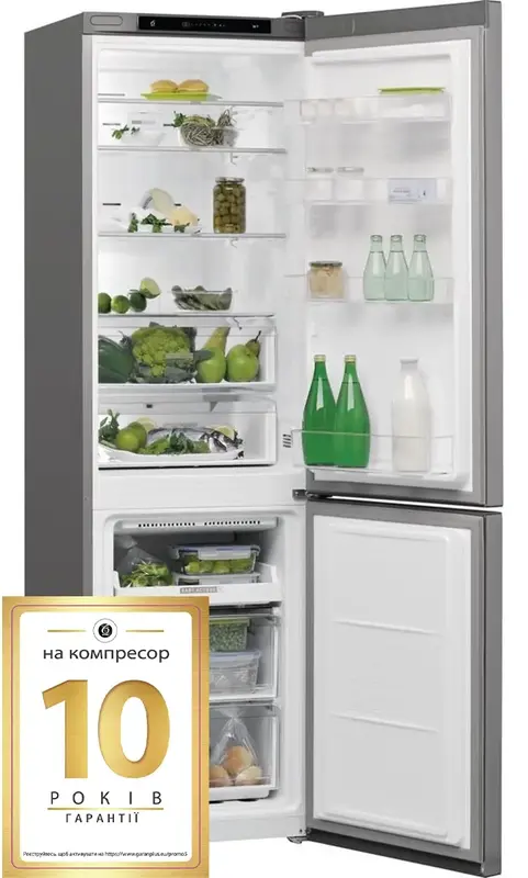 Двокамерний холодильник Whirlpool W7911IOX - фото - №0