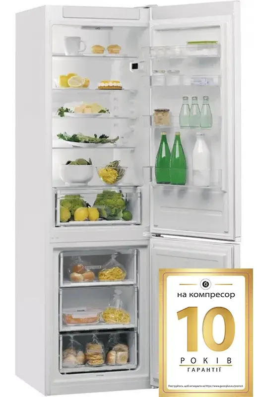 Двокамерний холодильник Whirlpool W5911EW - фото - №0