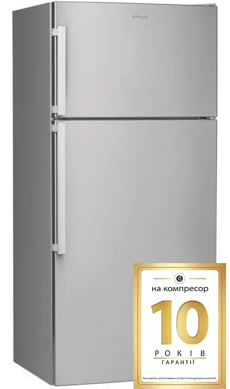 Двокамерний холодильник Whirlpool W84TI31X - фото - №0