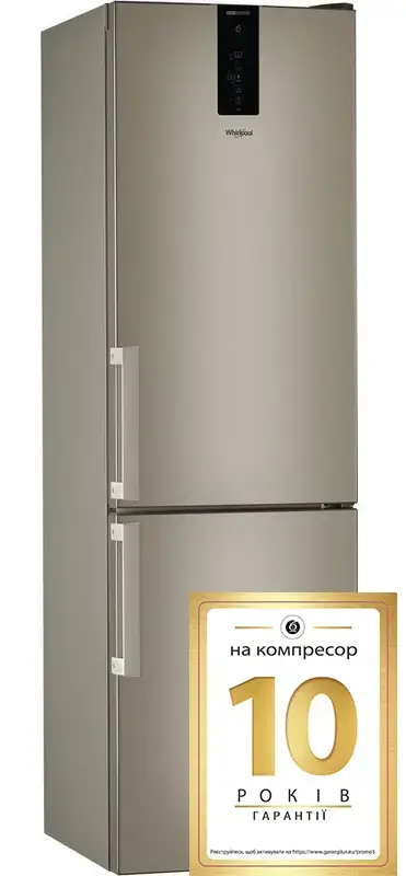 Двокамерний холодильник Whirlpool W9931DBH - фото - №0