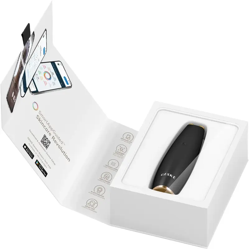 Мікрострумова ручка для підтяжки обличчя Geske MicroCurrent Face-Lift Pen 6 в 1 сірий - фото - №6