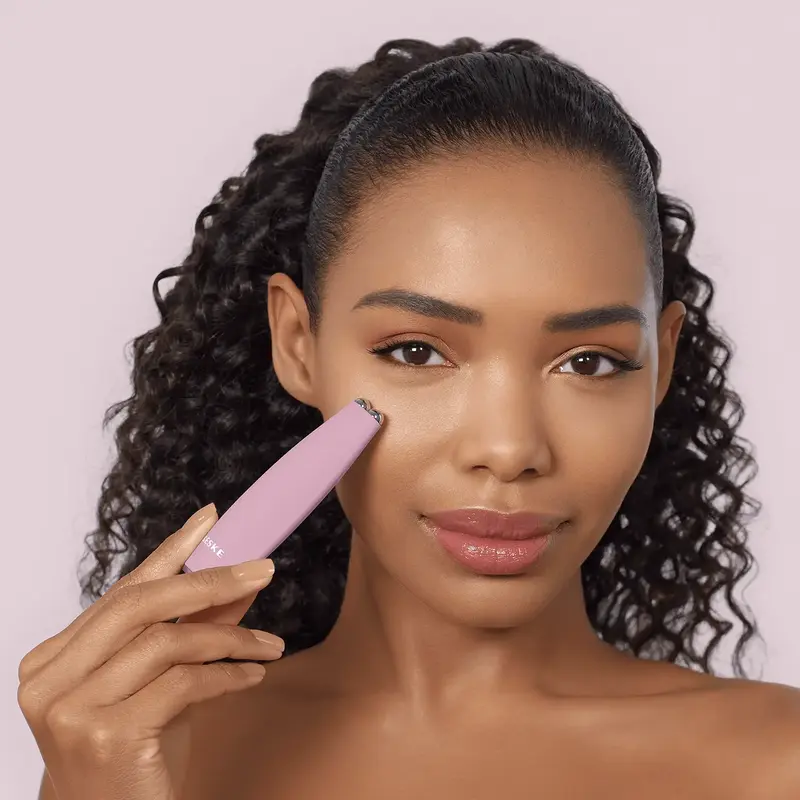 Мікрострумова ручка для підтяжки обличчя Geske MicroCurrent Face-Lift Pen 6 в 1 рожевий - фото - №3