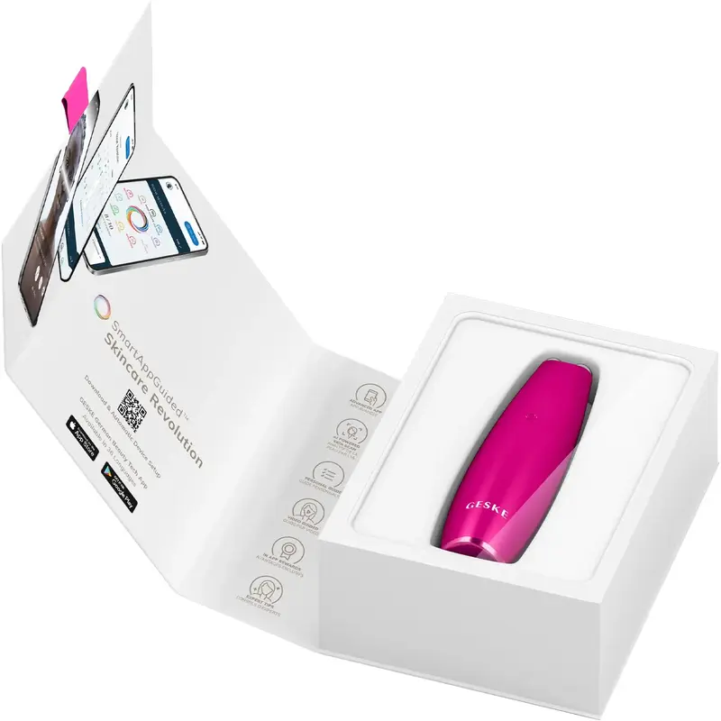 Мікрострумова ручка для підтяжки обличчя GESKE MicroCurrent Face-Lift Pen 6 в 1 пурпурний - фото - №6