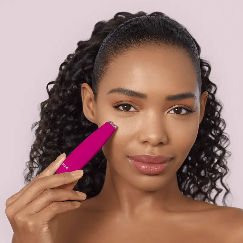 Мікрострумова ручка для підтяжки обличчя GESKE MicroCurrent Face-Lift Pen 6 в 1 пурпурний - фото - №3