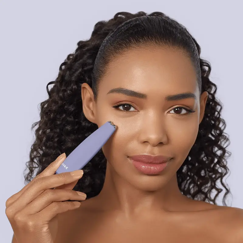 Мікрострумова ручка для підтяжки обличчя GESKE MicroCurrent Face-Lift Pen 6 в 1 фіолетовий - фото - №3