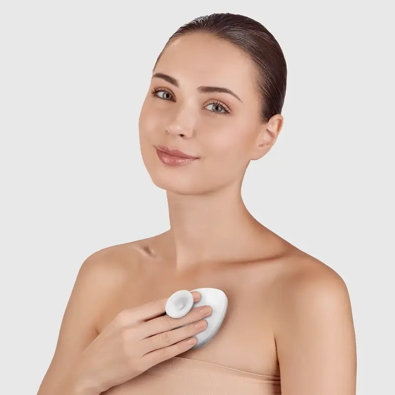Щітка для тіла GESKE Body Brush 4 в 1 біла - фото - №3