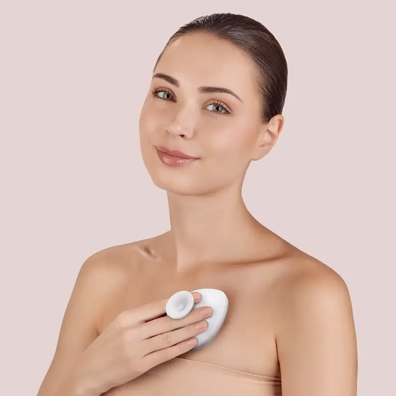 Щітка для тіла GESKE Body Brush 4 в 1 пудровий - фото - №3