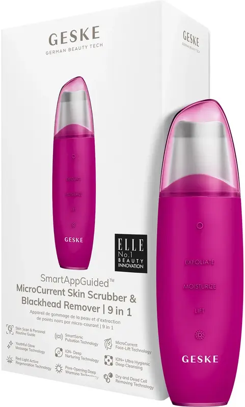 Микротоковый скрабер для кожи и устранения черных точек Geske MicroCurrent Skin Scrubber & Blackhead фото
