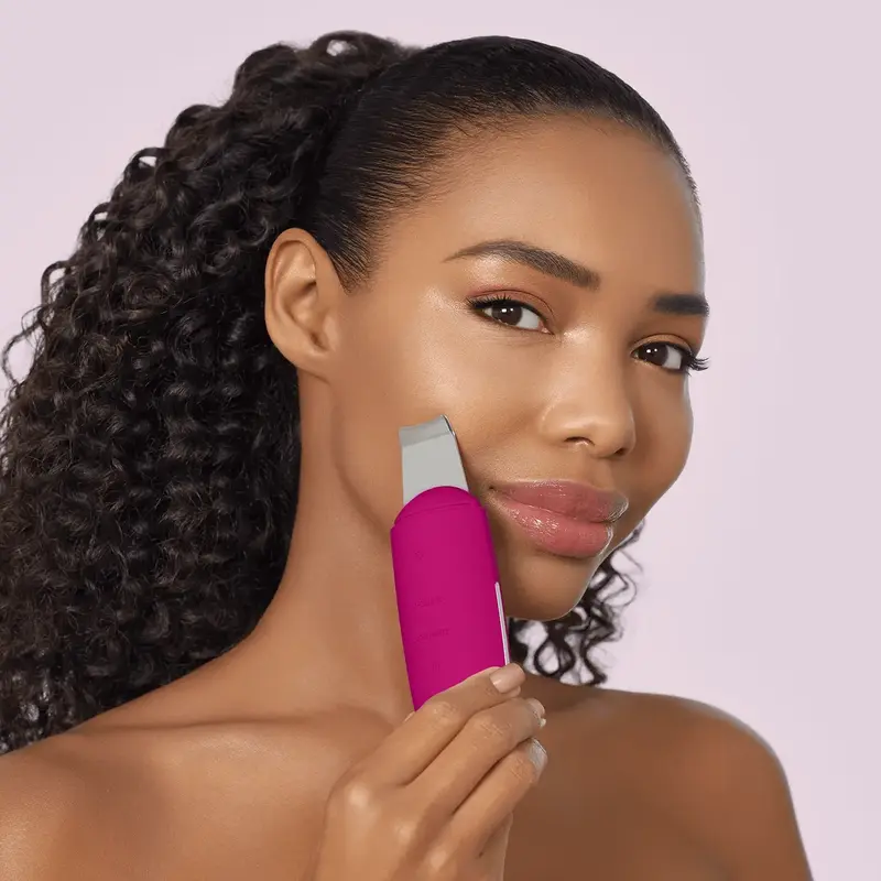 Микротоковый скрабер для кожи и устранения черных точек Geske MicroCurrent Skin Scrubber & Blackhead фото