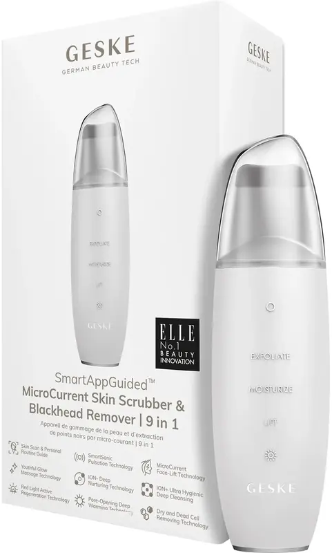 Мікрострумовий скрабер для шкіри та усунення чорних точок Geske MicroCurrent Skin Scrubber & Blackhead фото