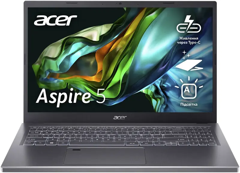 Ноутбук Acer Aspire 5 A515-48M-R1A1 Steel Gray (NX.KJ9EU.00S) фото