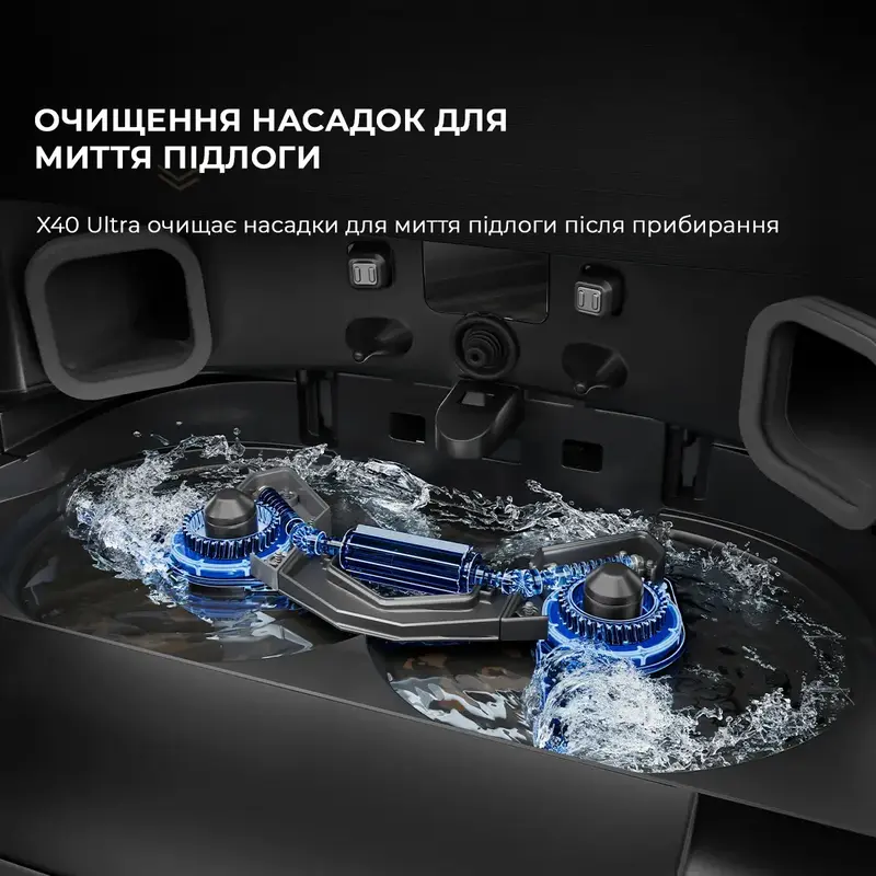 Робот-пылесос моющий Dreame Bot X40 Ultra Black фото