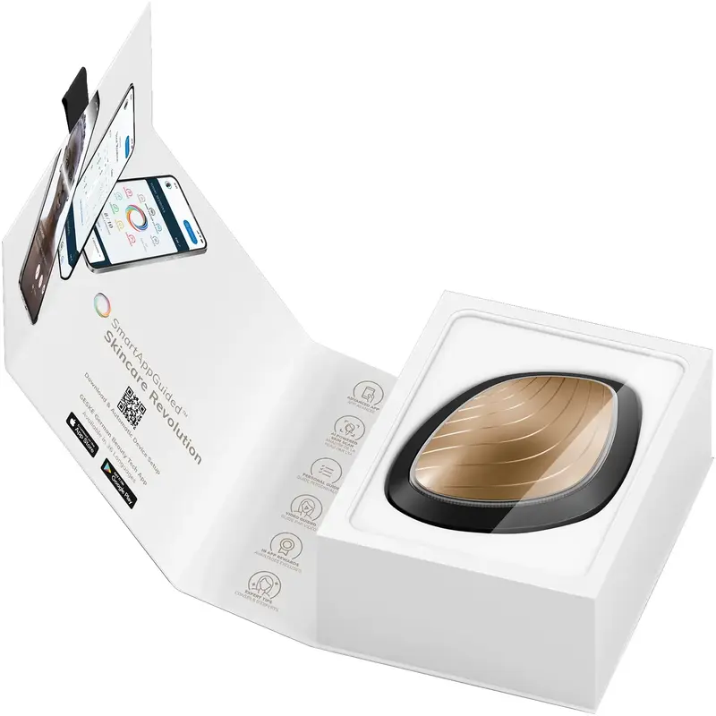 Звукова маска тепло і холод GESKE Sonic Warm & Cool Mask 9 в 1 сірий - фото - №8