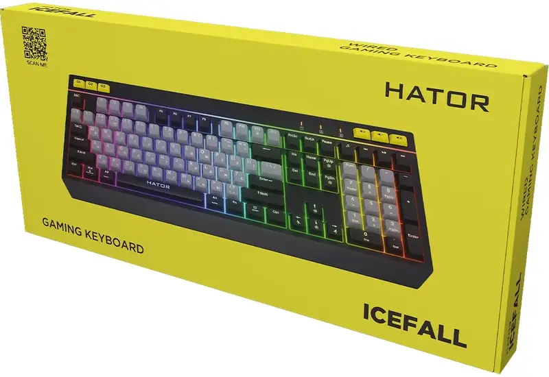 Игровая клавиатура HATOR Icefall (HTK401UA) Black фото