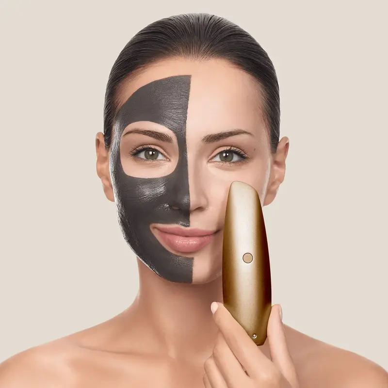 Безконтактна магнітна пілінг маска GESKE Touchless Magnetic Peeling Mask 5 в 1 сірий - фото - №3