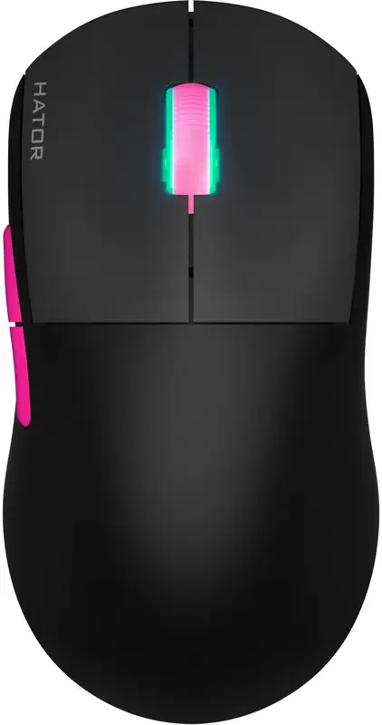 Ігрова миша HATOR Quasar 2 Ultra 4K Wireless (HTM570BP) Black/Pink фото