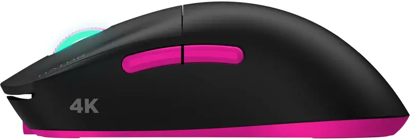 Ігрова миша HATOR Quasar 2 Ultra 4K Wireless (HTM570BP) Black/Pink фото