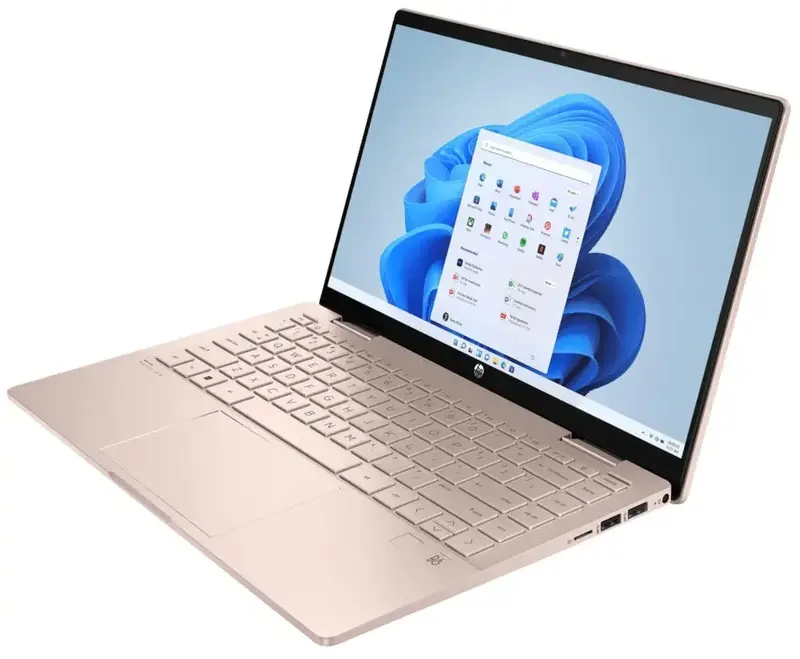 Ноутбук HP Pavilion x360 14-ek2011ua Pale Rose Gold (A0NB4EA) фото