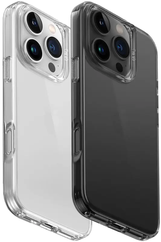 Чохол для Iphone 16 Pro UNIQ HYBRID AIR FENDER - GREY TINTED (UNIQ-IP6.3P(2024)-AIRFGRY) - фото - №3