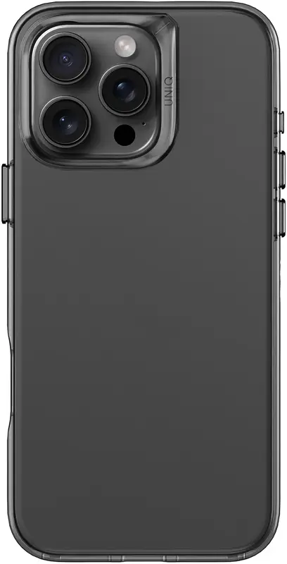 Чохол для Iphone 16 Pro Mах UNIQ HYBRID AIR FENDER - SMOKED GREY TINTED (UNIQ-IP6.9P(2024)-AIRFGRY) - фото - №0