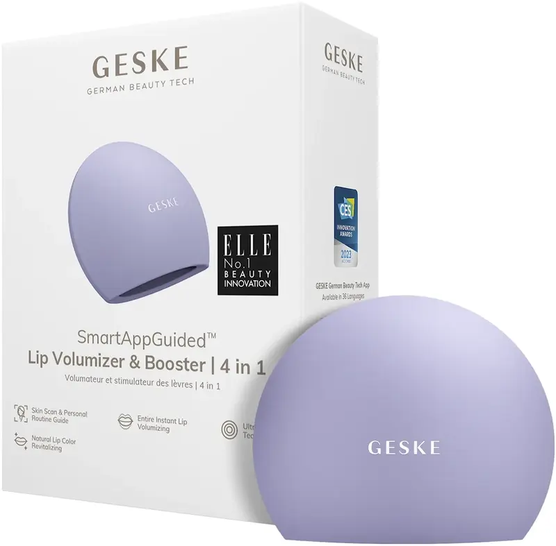 Пристрій для збільшення об'єму губ GESKE Lip Volumizer & Booster 4 в 1 фіолетовий М - фото - №0