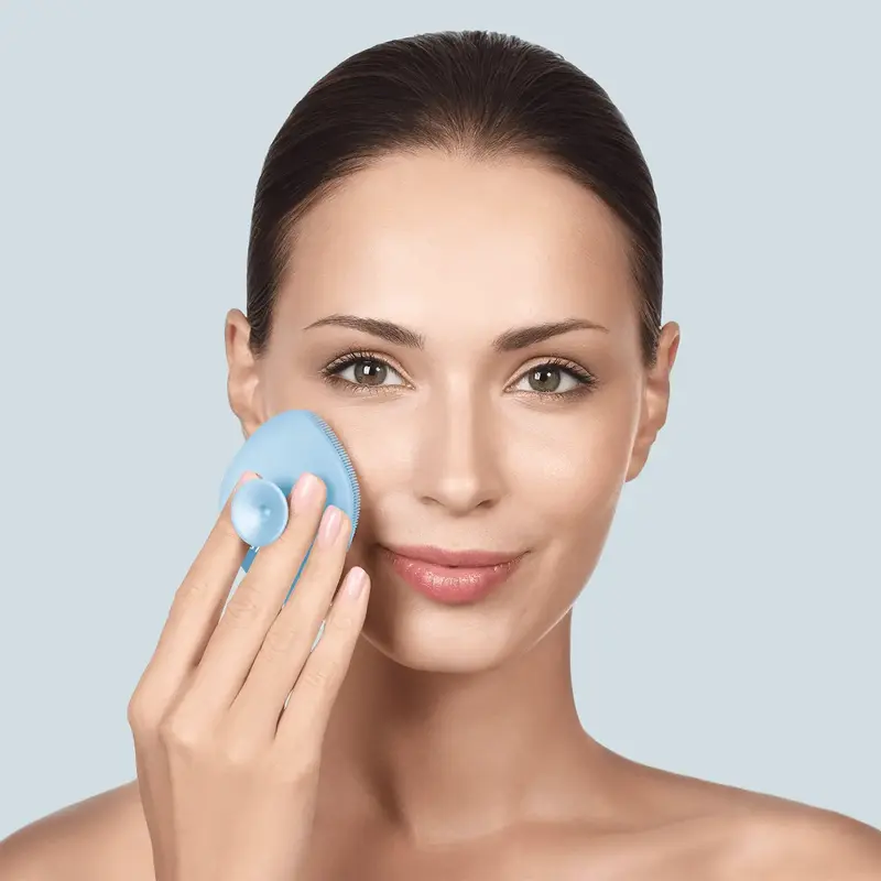 Щітка для обличчя GESKE Facial Brush 4 в 1 Aquamarine (аквамарин) фото