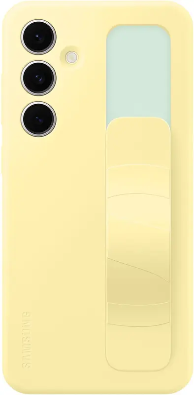 Чохол для Samsung S24 FE Standing Grip Case Yellow (EF-GS721CYEGWW) - фото - №2