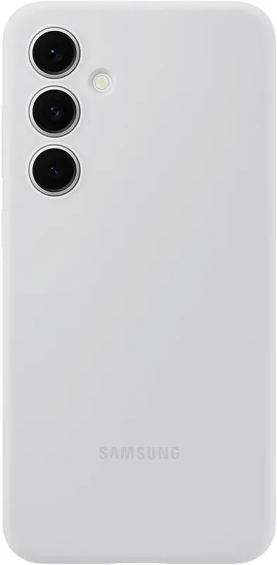 Чохол для Samsung S24 FE Silicone Case Gray (EF-PS721CJEGWW) - фото - №0