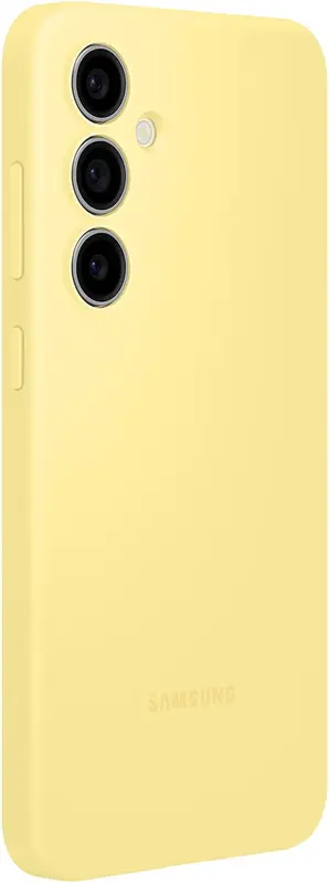 Чохол для Samsung S24 FE Silicone Case Yellow (EF-PS721CYEGWW) - фото - №2