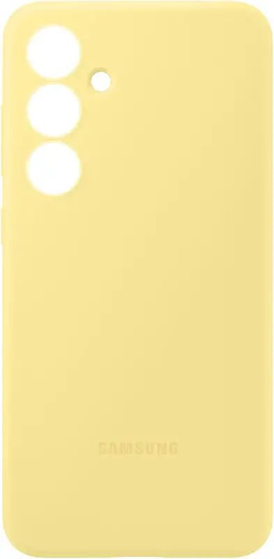 Чохол для Samsung S24 FE Silicone Case Yellow (EF-PS721CYEGWW) - фото - №3