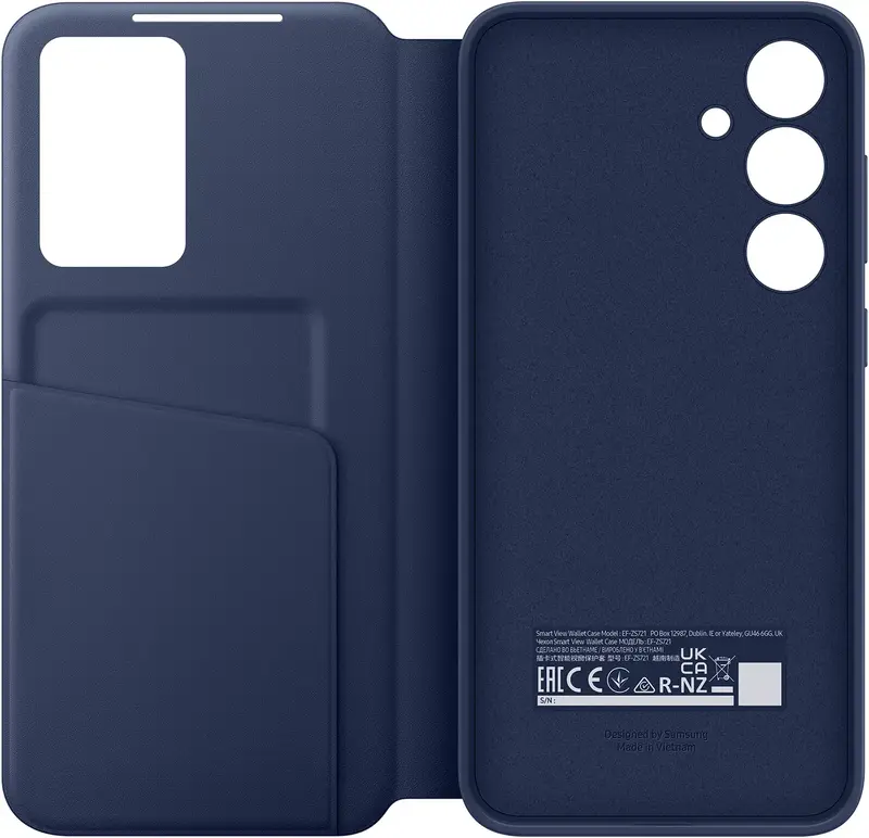 Чехол для Samsung S24 FE Smart View Wallet Case Blue (EF-ZS721CLEGWW) - фото - №4