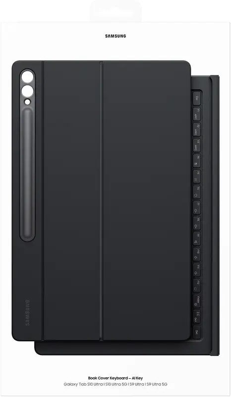 Чохол для Samsung Tab S10 Ultra Book Cover Keyboard Black (EF-DX925BBEGUA) - фото - №10