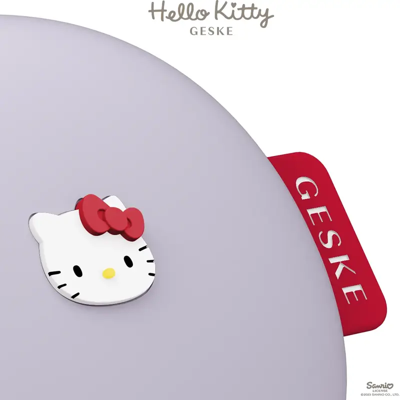Щітка для обличчя GESKE Facial Brush 3 в 1 Hello Kitty фіолетовий фото