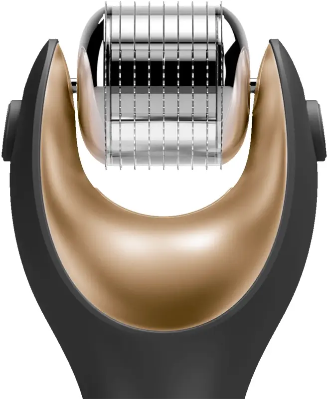 Насадка з мікроголками GESKE MicroNeedle Head до електронного ролика для обличчя хром - фото - №0